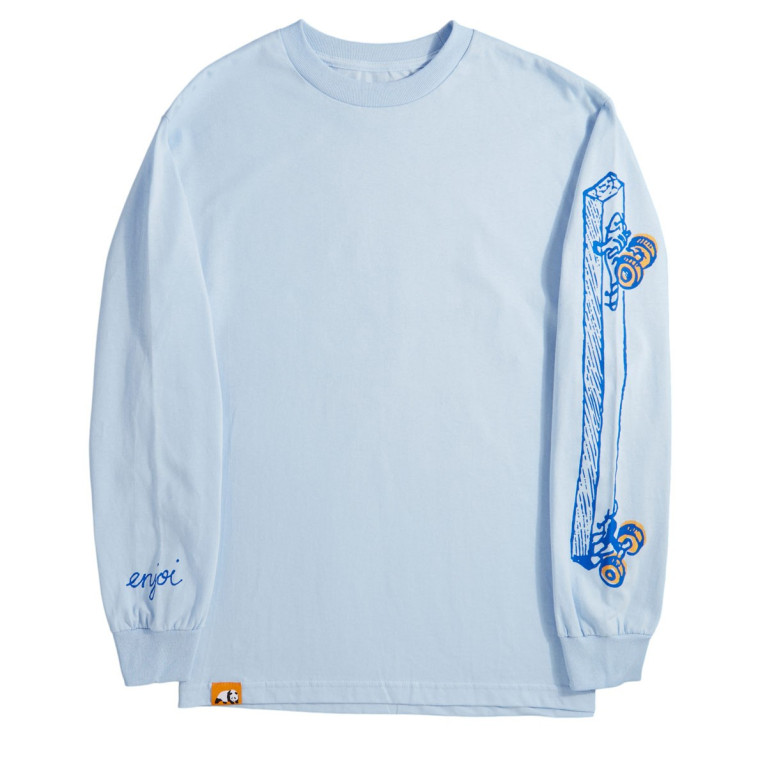 Лонгслив Enjoi Skateboarding Powder Blue