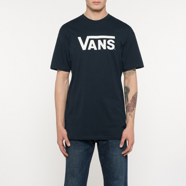Футболка Vans Classic Navy/Whtie