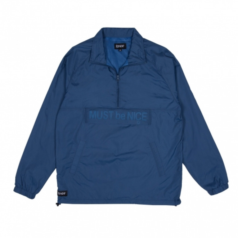 Анорак Ripndip Must Be Nice Half Zip Anorak Jacket Blue