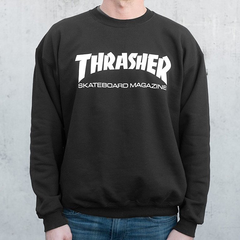 Кофта Thrasher Skate Mag Crewneck Black