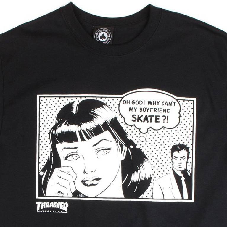 Футболка Thrasher Boyfriend Black
