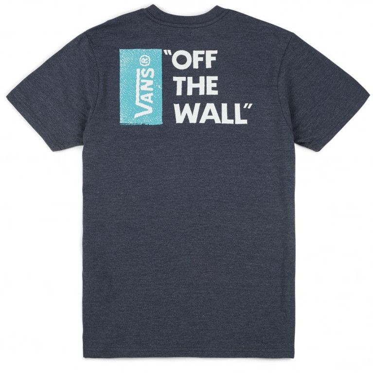 Футболка Vans Off The Wall III T-shirt Navy Heather/White