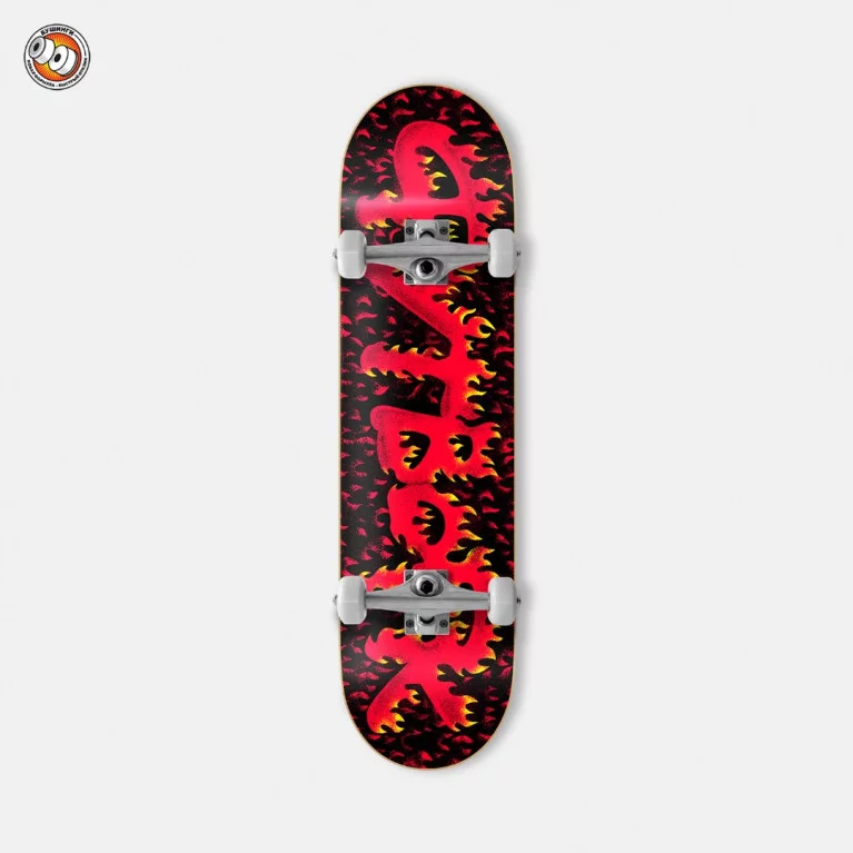 Скейтборд Футворк Flame Red 7.625 x 31.175