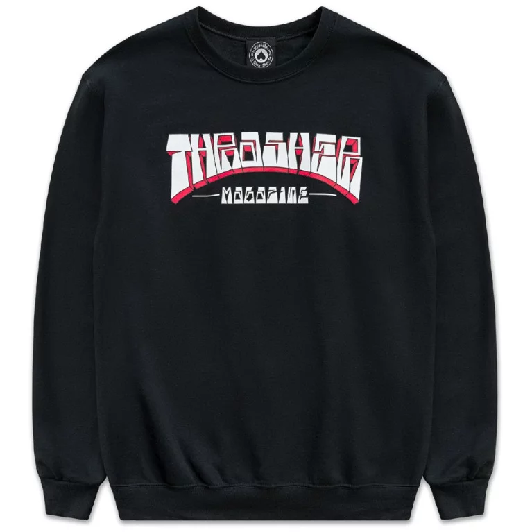 Кофта Thrasher Firme Logo Crew Chocolate