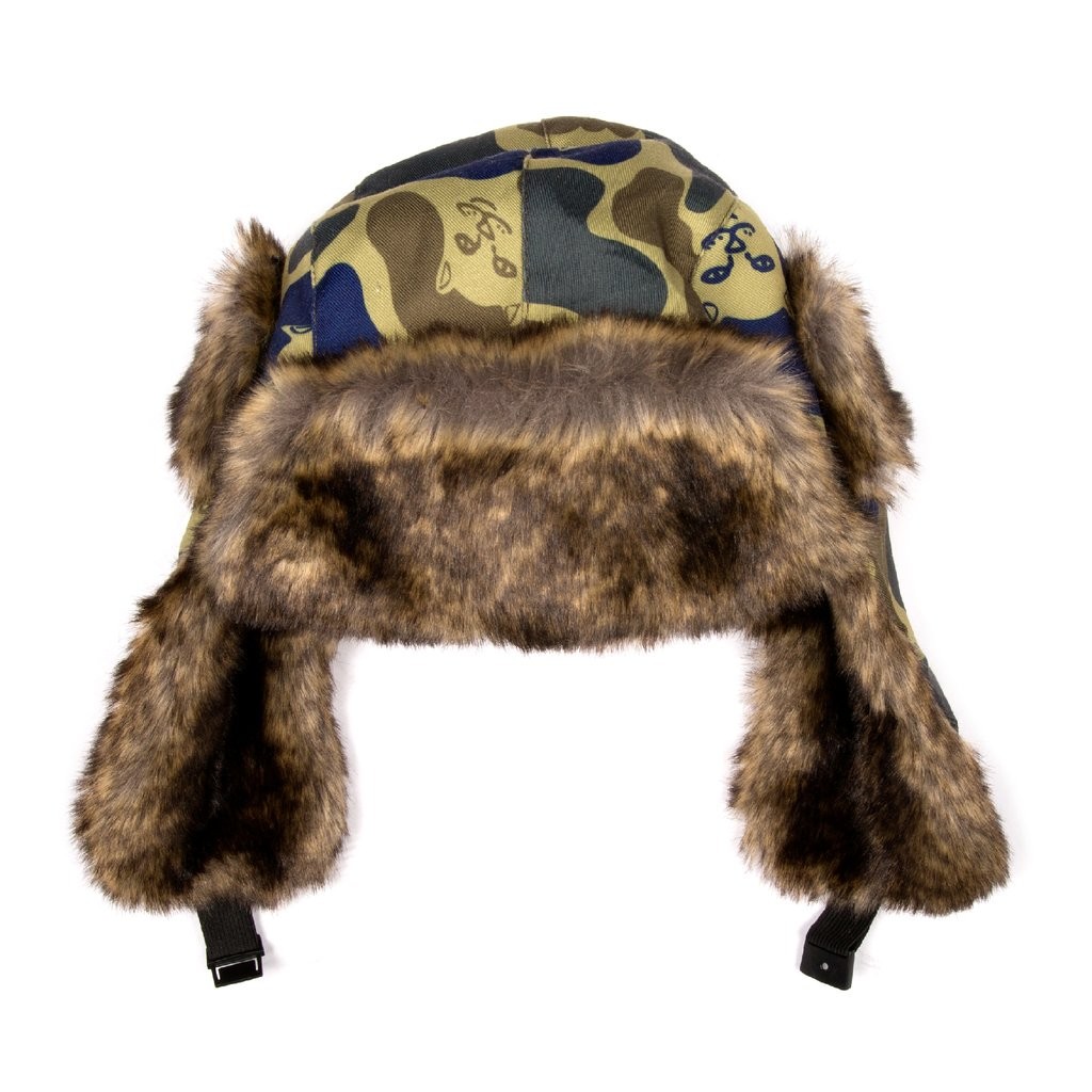 camo aviator hat