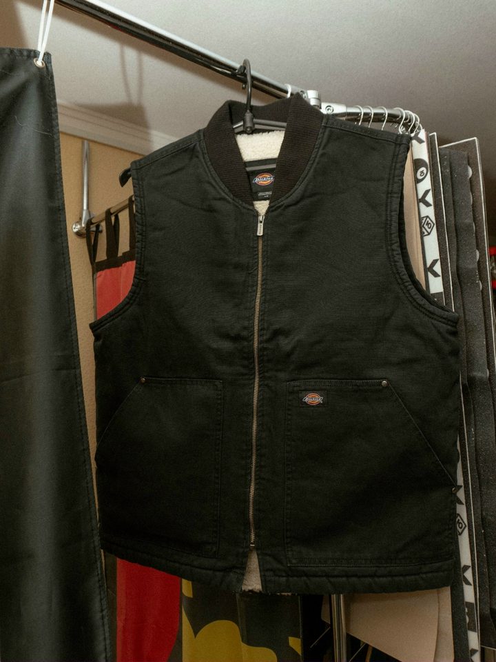 Жилет Dickies Duck Lined Vest чёрный, размер XL